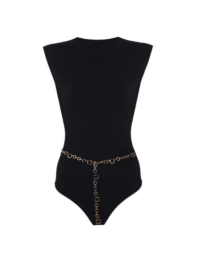 Shop Anais & Margaux Audrey Black Swimsuit With Chain