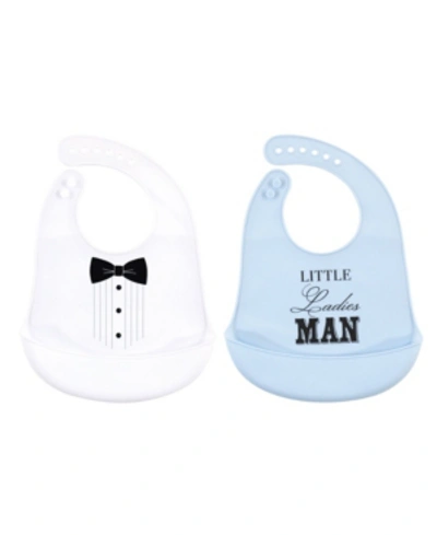 Shop Little Treasure Baby Boys Bibs In Tux