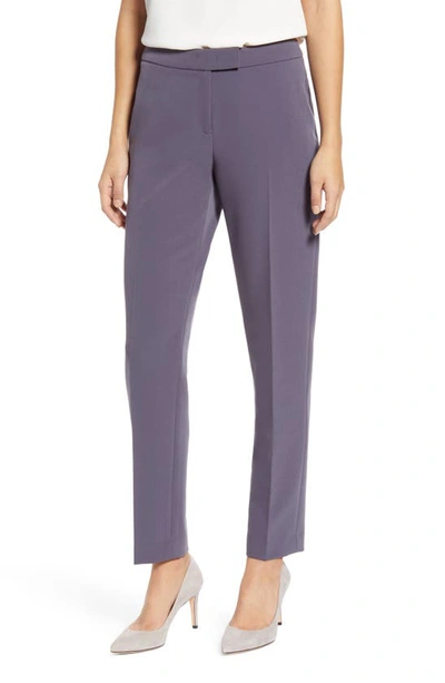 Shop Anne Klein Slim Fit Pants In Black Forest