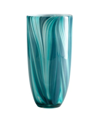 Shop Cyan Design Turin Vase In Turquoise