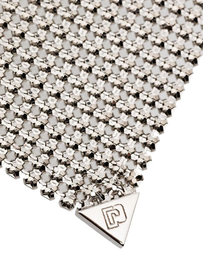 Shop Paco Rabanne Brass Pixel Earrings In Metallic