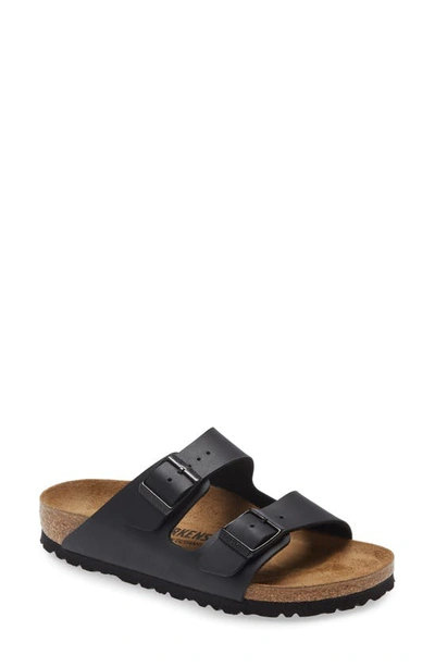 Birkenstock Arizona Birko-flor Patent Womens Sandals In Black