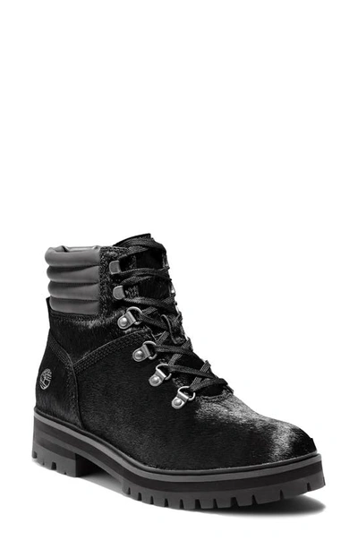 Shop Timberland London Square Hiker Boot In Black Leather
