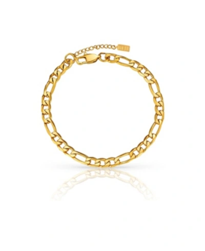 Shop Ben Oni Classic Anti-tarnish Figaro Chain Bracelet In Gold