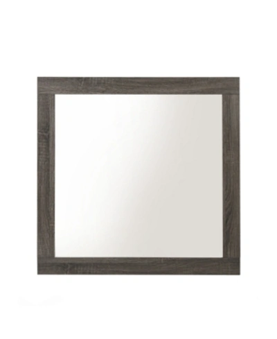 Shop Acme Furniture Avantika Mirror In Gray