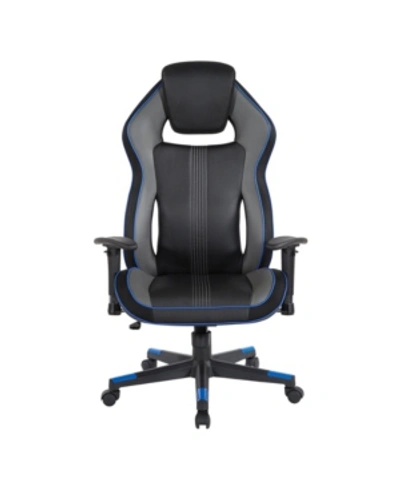 Shop Osp Home Furnishings Boa Gaming Chair In Blue