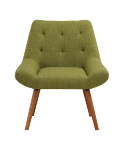 Shop Osp Home Furnishings Calico Accent Chair In Green