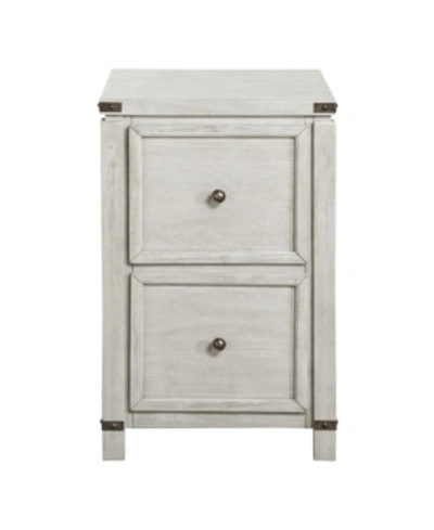 Osp Home Furnishings Baton Rouge 2 Drawer File Cabinet In Open White