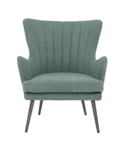 Shop Osp Home Furnishings Jenson Accent Chair In Green