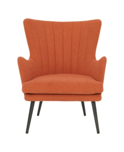 Shop Osp Home Furnishings Jenson Accent Chair In Orange
