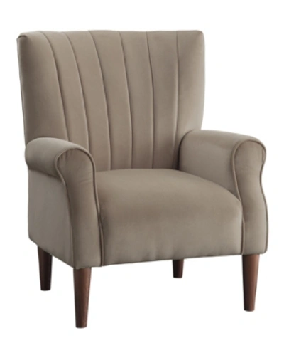 Shop Furniture Ankara Accent Chair In Brown