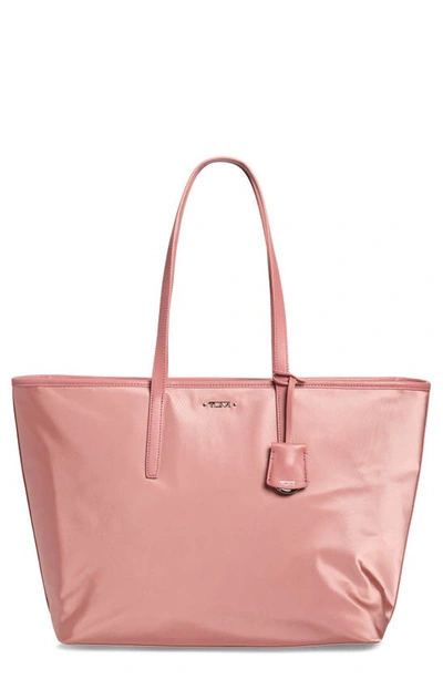 Shop Tumi Voyageur Everyday Nylon Tote In Dusty Rose