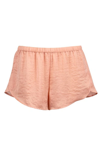 Shop Lively The Boxer Lounge Shorts In Shell Pink