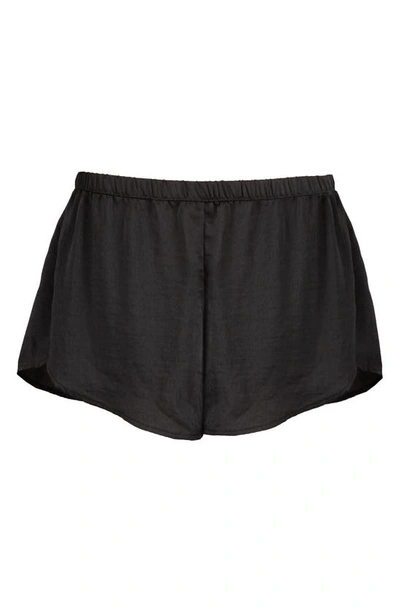 Shop Lively The Boxer Lounge Shorts In Jet Black