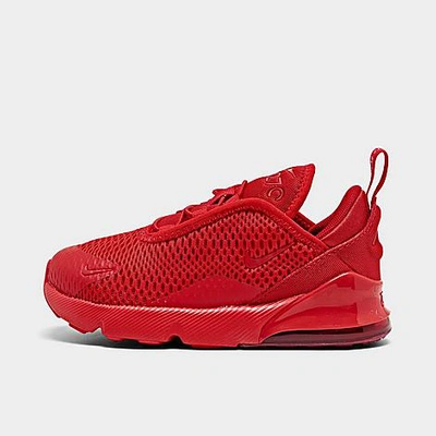Shop Nike Boys' Toddler Air Max 270 Casual Shoes In University Red/university Red