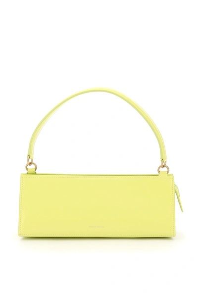 Shop Mansur Gavriel Pencil Bag In Green