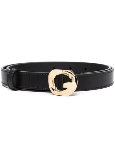 Shop Givenchy G Chain Buckle Belt In Schwarz
