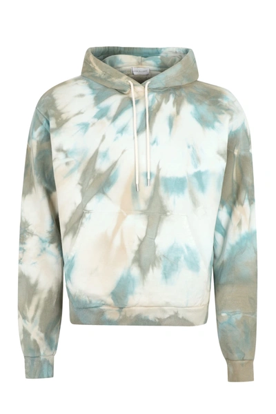 Shop John Elliott Printed Cotton Hoodie In Multicolor