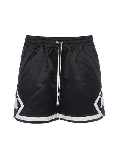 Shop Amiri Drawstring Boxing Short In Black