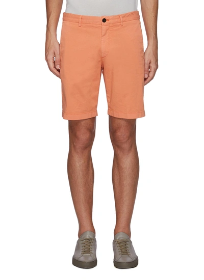Shop Theory 'zaine Patton' Slim Fit Shorts In Orange