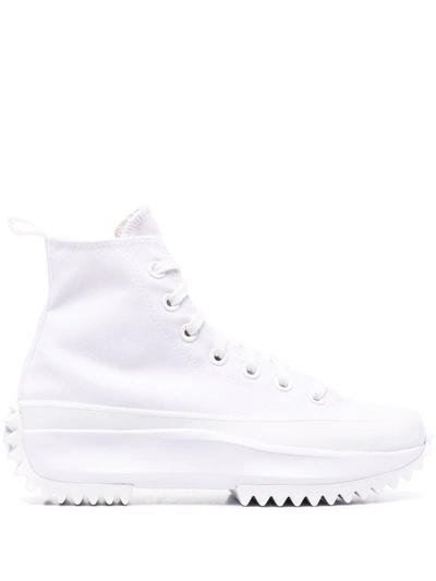 Shop Converse Run Star Hike High-top Sneakers In White