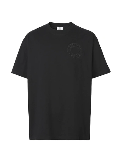 Shop Burberry Ronin Logo T-shirt In Black