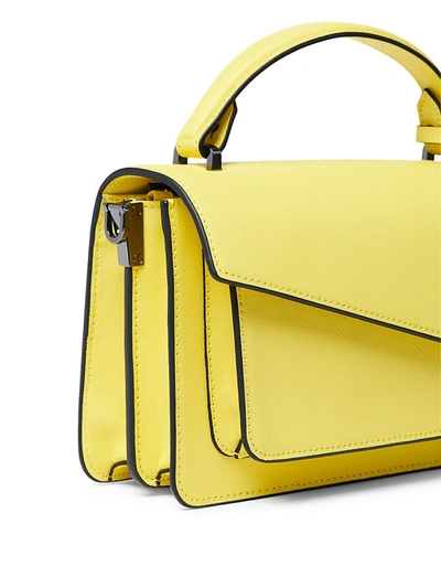 Shop Botkier Cobble Hill Leather Crossbody Bag In Yellow