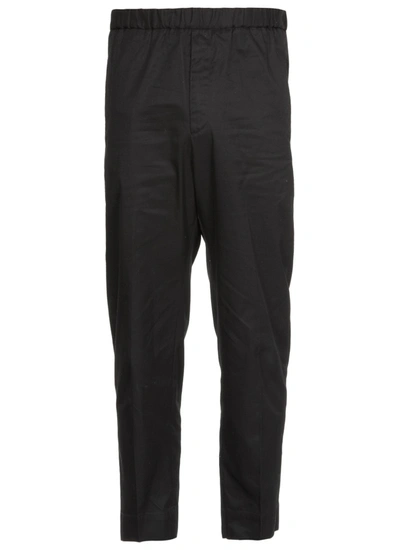 Shop Jil Sander Trousers Black In Nero