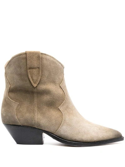 Shop Isabel Marant Boots Dove Grey