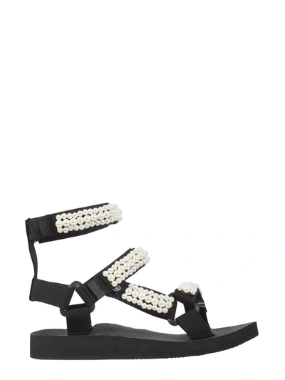 Shop Arizona Love Trekky Pearl Sandals In Nero