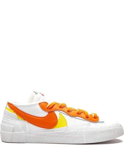 Shop Nike X Sacai Blazer Low "magma Orange" Sneakers