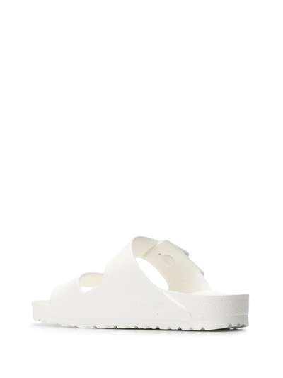 Shop Birkenstock Arizona Eva Sandals In White