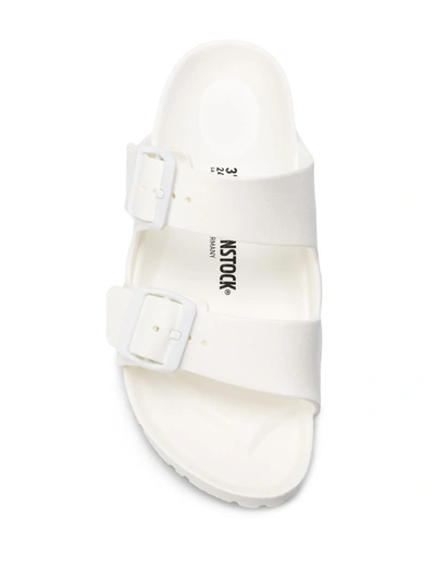 Shop Birkenstock Arizona Eva Sandals In White