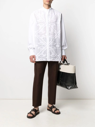 Shop Valentino Shirt In White