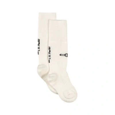 Shop Gucci White Logo Socks