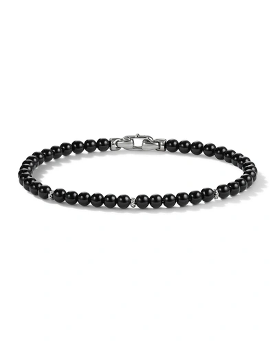 Shop David Yurman Spiritual Bead Bracelet With Black Onyx