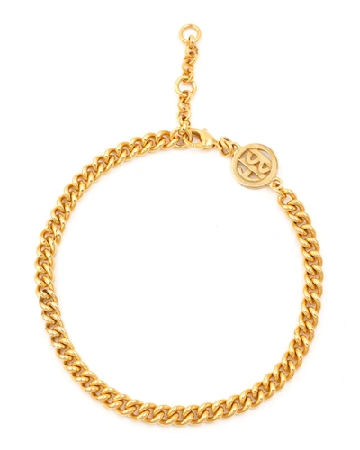 Shop Ben-amun Small Chain Ankle Bracelet In Gold