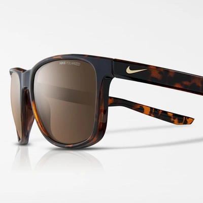 Shop Nike Unisex Essential Endeavor Polarized Sunglasses In Brown
