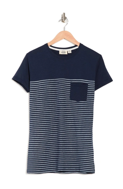Shop Hedge Colorblock Stripe T-shirt In 24wona 24w