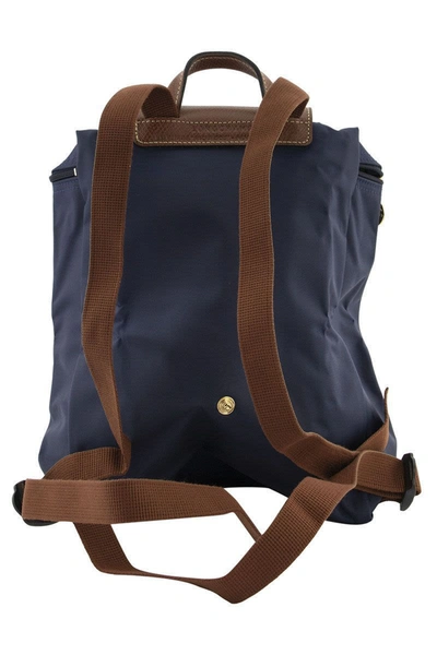 Shop Longchamp Le Pliage Original - Backpack In Navy