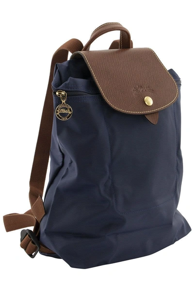 Shop Longchamp Le Pliage Original - Backpack In Navy