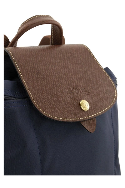 Shop Longchamp Le Pliage Original - Backpack In Navy