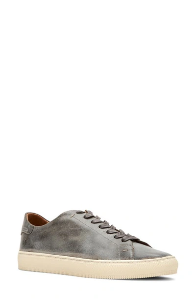 Shop Frye Astor Sneaker In Charcoal Suede