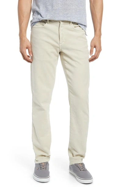 Shop Faherty Stretch Terry 5-pocket Pants In Stone