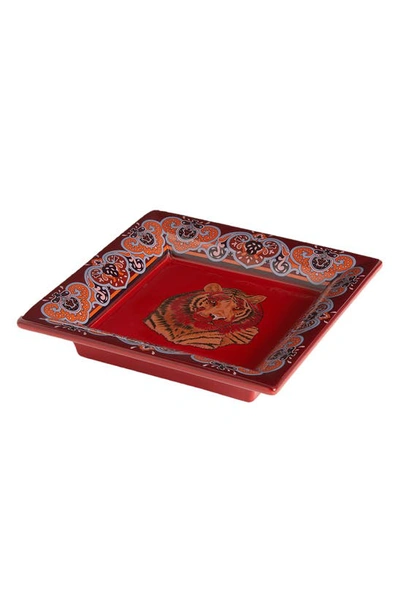 Shop Etro Maharaja Pocket Tray In Red