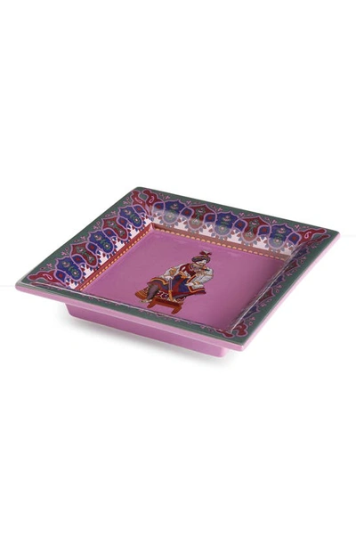 Shop Etro Maharaja Pocket Tray In Purple