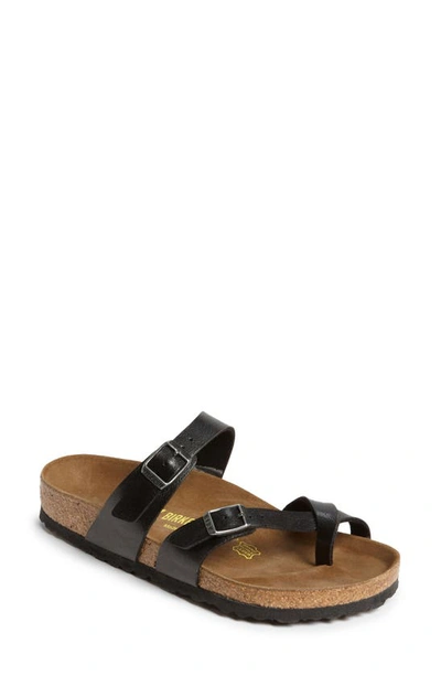 Shop Birkenstock Mayari Birko-flor Sandal In Licorice