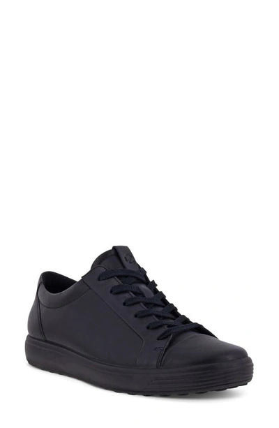 Shop Ecco Soft 7 Mono 2.0 Sneaker In Black/ Black Leather