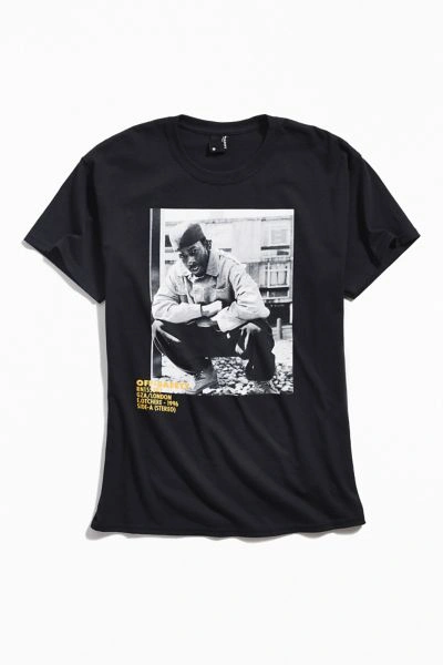 Shop Urban Outfitters Off Safety X Wu-tang Clan Uo Exclusive Gza Tee In Black
