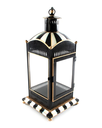 Shop Mackenzie-childs Courtly Stripe Large Candle Lantern